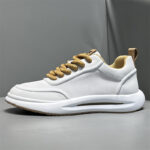Men's Shoes 2025 Summer New Breathable Mesh Shoes Fashionable and Versatile Little White Shoes Comfortable Soft Sole Athleisure Shoes Men - Image 4