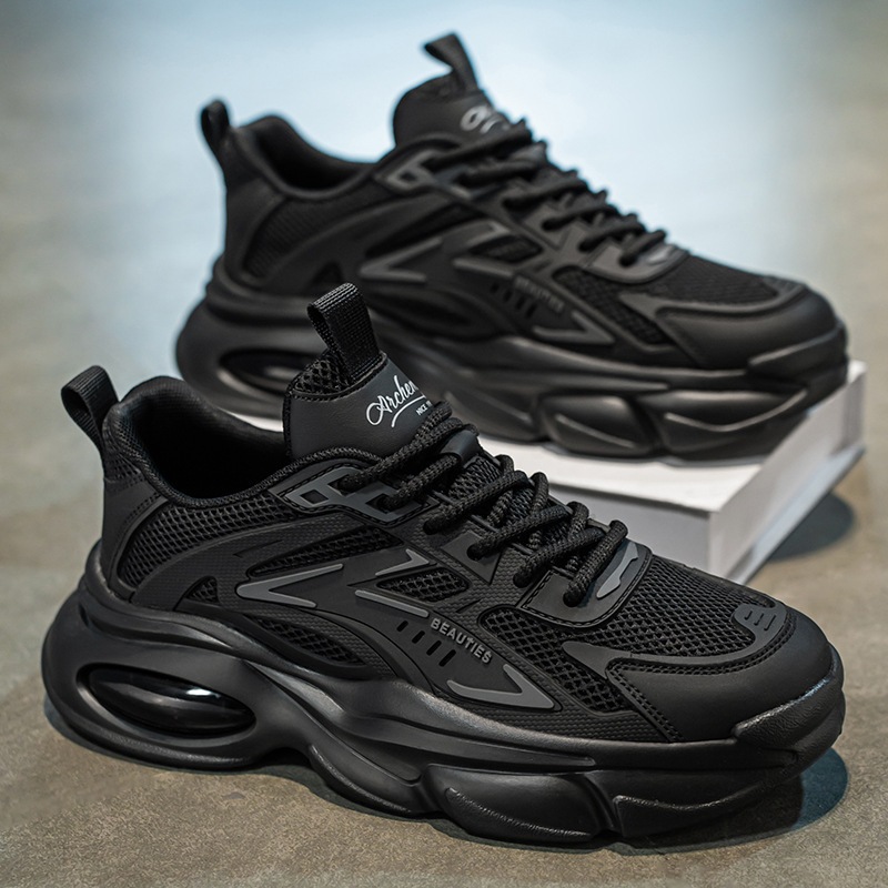 O1CN01t7OooX1fqcJSyU3Gk_2212485574058-0-cib.jpg Men's Shoes 2025 Summer New Breathable Shoes Men's Trend Versatile Platform Sneakers Casual Running Dad Trendy Shoes - Image 1