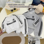 2026 Korean Style Children's Sweatshirt Set  Autumn Sports & Casual Outfit for Boys & Girls (Middle & Older Kids) - Image 2
