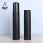 In stock new black frosted Taiwan vacuum bottle press lotion bottle pump head dispensing bottle convenient spray bottle