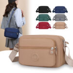 Factory-Direct Women's Nylon Small Square Crossbody Bag Lightweight Canvas Shoulder Bag, Phone & Coin Purse