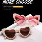 New Peach Heart Sunglasses, European And American Cross-Border Party Love Glasses, Fashion And Versatile, Personalized Special-Shaped Sunscreen Sunglasses - Image 3