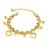 Yunyao does not fade cross-border hot selling titanium steel bracelet women's cinquefoil diamond ins style personality 18K vacuum electroplating combination - Image 5