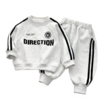 2026 Korean Style Children's Sweatshirt Set  Autumn Sports & Casual Outfit for Boys & Girls (Middle & Older Kids) - Image 5