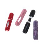 5ml Diamond-Inlaid Bottom-Fill Perfume Atomizer  Portable Refillable Spray Bottle with Visual Window - Image 5