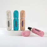 5ml Diamond-Inlaid Bottom-Fill Perfume Atomizer  Portable Refillable Spray Bottle with Visual Window - Image 2