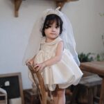 Girls' Lace & Mesh Puffy Princess Dress  One-Year-Old Birthday & Special Event Gown - Image 2