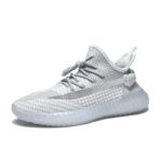 350 Coconut Style Flyknit Sneakers  Breathable Mesh Couple's Shoes (Plus Sizes Available) for Men and Women - Image 5