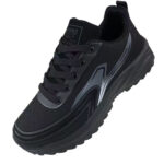 Spring and Autumn Leather Waterproof Non-Slip Sneakers Men's Black Work Shoes Light Sole Casual Running Shoes Men's - Image 5