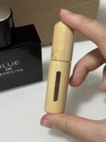 Refillable Natural Bamboo Perfume Atomizer Bottle  5ml & 8ml Portable Travel Fine Mist Spray - Image 6