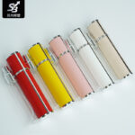 Cross-border in-stock 10ml perfume bottle light luxury lambskin spray bottle glass liner with logo printing cross-border - Image 4