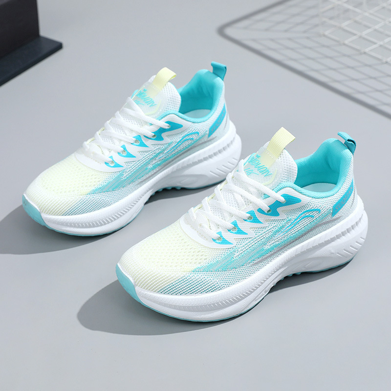 O1CN01IhoPY81nYJQg5C1ND_2219768405101-0-cib.jpg Women's Shoes, White Shoes, Foreign Trade Wholesale Platform Trend, Running Shoes, Fashion Trend, Spring Breathable Women's Sneakers - Image 1