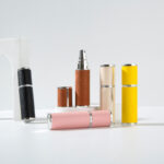 In Stock 5ML Leather Perfume Dispensing Bottle Portable Sample Mini Press Dispensing Empty Bottle Liquid Spray Bottle - Image 2