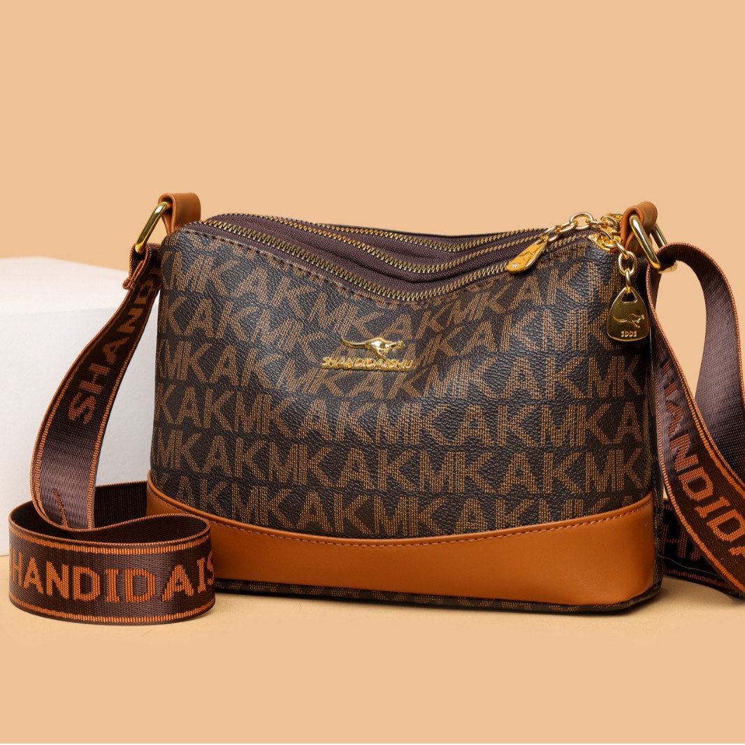 O1CN01abIeuI22HZ3dZQtdH_2216298137095-0-cib.jpg 2024 New Large-capacity Middle-aged Female Mom Bag, Simple and Versatile Crossbody Bag, Soft Leather Women's Bag, Premium Shoulder Bag - Image 1