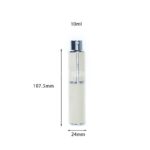 High-end spray bottle, leather perfume bottle, 10ml perfume bottle, portable glass spray bottle, silk-screen stamped with gold stamping - Image 4